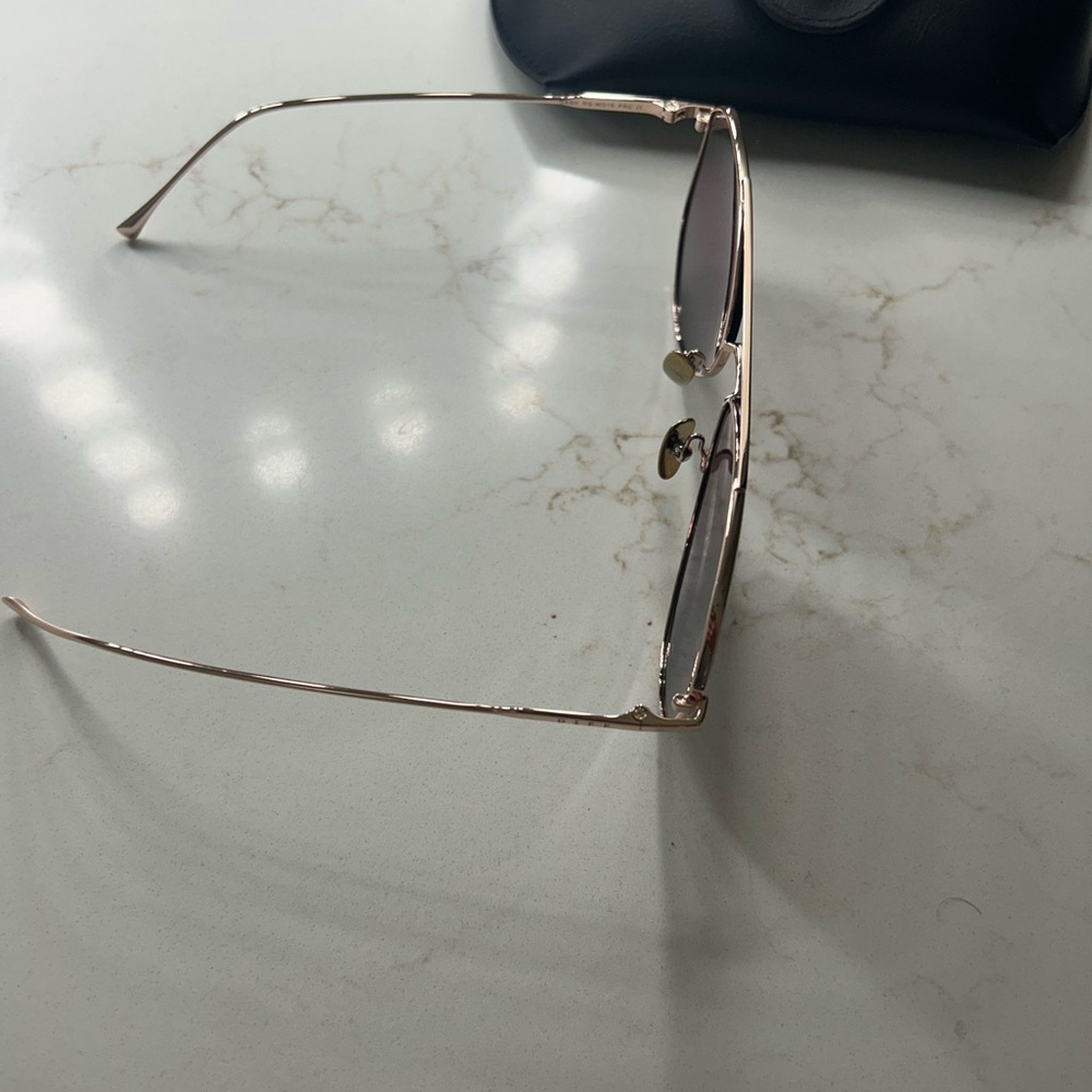 DIFF Eyewear name brand Pink Gradient Aviator Sun… - image 4